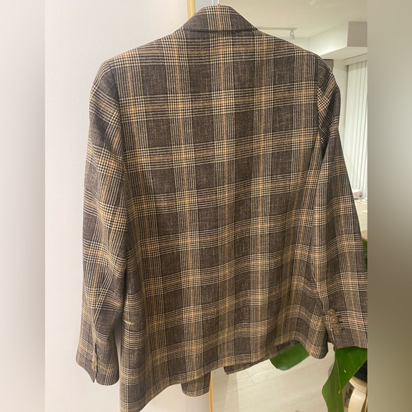 Acne Studios double breasted plaid blazer - Picture 6 of 6